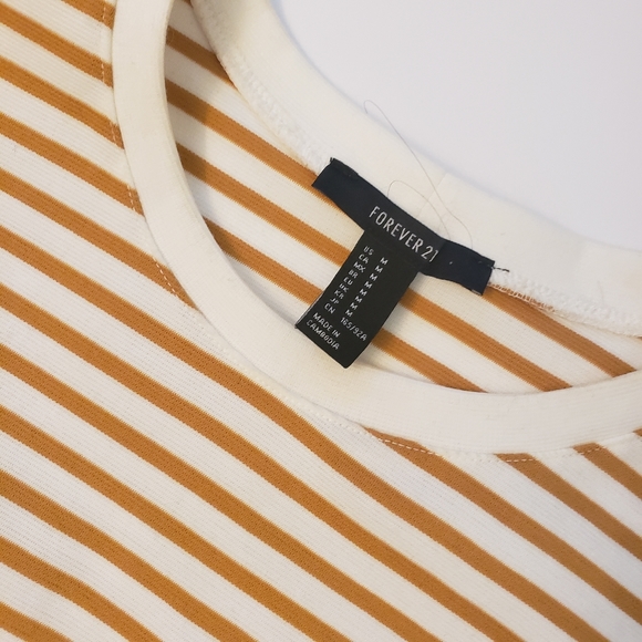 Mustard pinstripes dress. - Picture 6 of 7